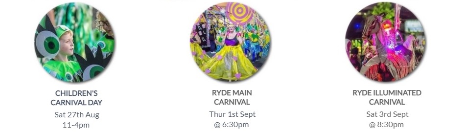 Ryde Carnival dates
